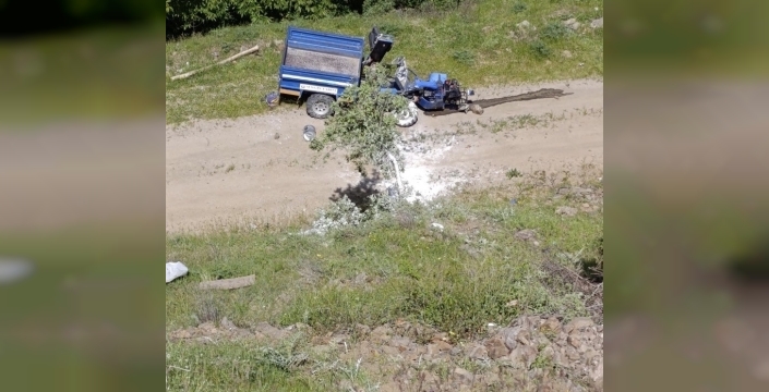 Hizan’da otomobil ile tarım aracı çarpıştı: 1 yaralı