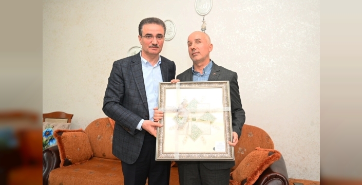 Kahraman gazilere bayram ziyareti