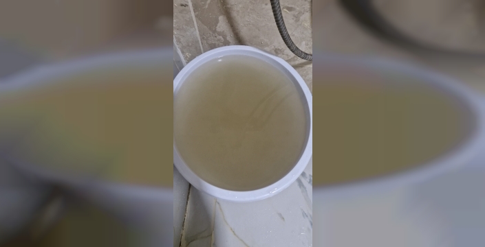 Karayazı’da çamurlu su tepkisi