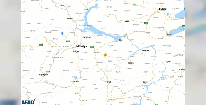 Malatya’da 5.6 büyüklüğünde deprem
