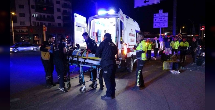 Malatya’da cip ile motosiklet çarpıştı: Motokurye yaralandı