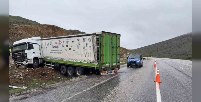 Malatya’da trafik kazası: 1 yaralı