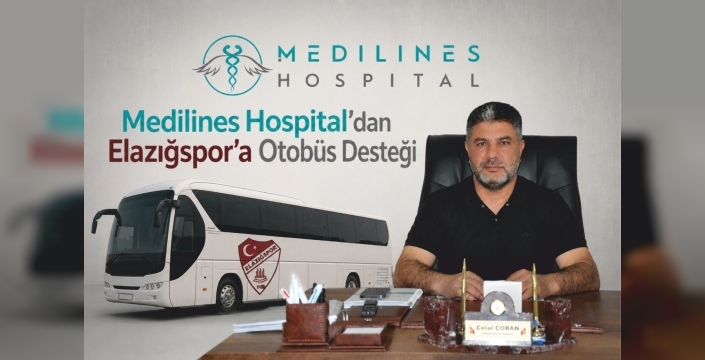 Medilines Hospital’dan Elazığspor’a otobüs desteği