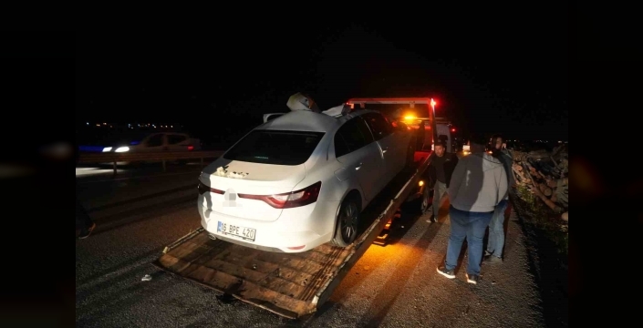 Muş-Bingöl kara yolunda otomobil ata çarptı: 7 yaralı