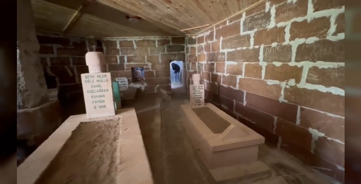 Muş’ta bayram öncesi türbe temizliği