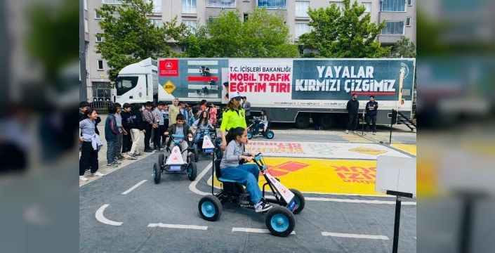Oltu’da öğrencilere trafik eğitimi