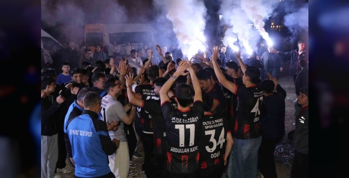 Oltu’da şampiyonluk coşkusu