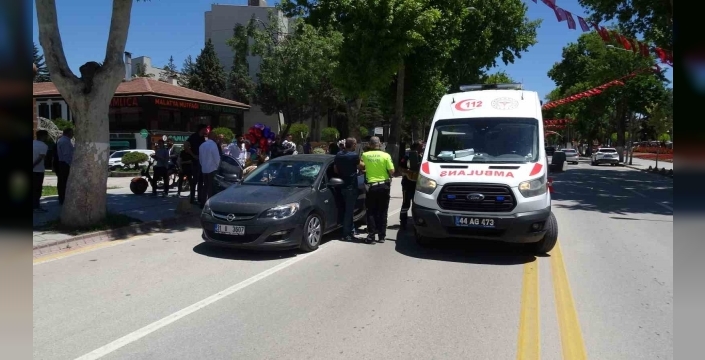 Otomobilin çarptığı yaya ağır yaralandı