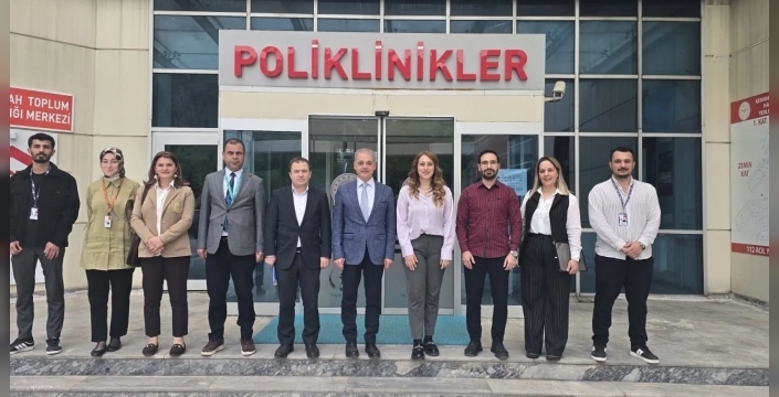 Tekin, Kemah Devlet Hastanesi’nde çalışmaları inceledi