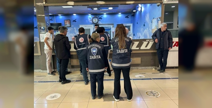 Van’da bayram öncesi otobüs terminallerinde bilet denetimi
