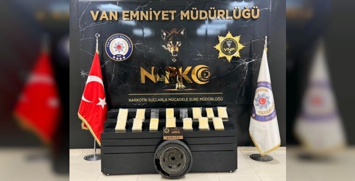 Van’da narkotik operasyonu: 16 kilo kokain ele geçirildi
